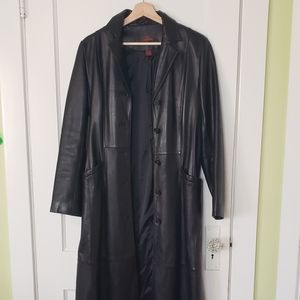 Danier Long Leather Jacket